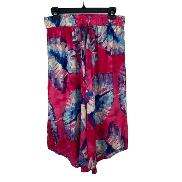 Anthropologie Pants - Anthropologie Lilka Josie Floral Capri Wide Leg Pants
